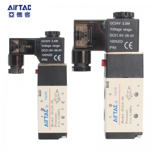 4v210-08 Better Quality Airtac Type Pneumatic Electric Solenoid Valve Directional Control Air Magnetic Valve 12V 24V 220V 4v210 