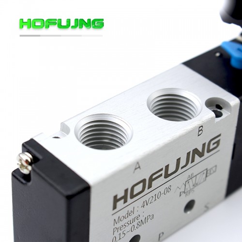 4v210-08 Better Quality Airtac Type Pneumatic Electric Solenoid Valve Directional Control Air Magnetic Valve 12V 24V 220V 4v210