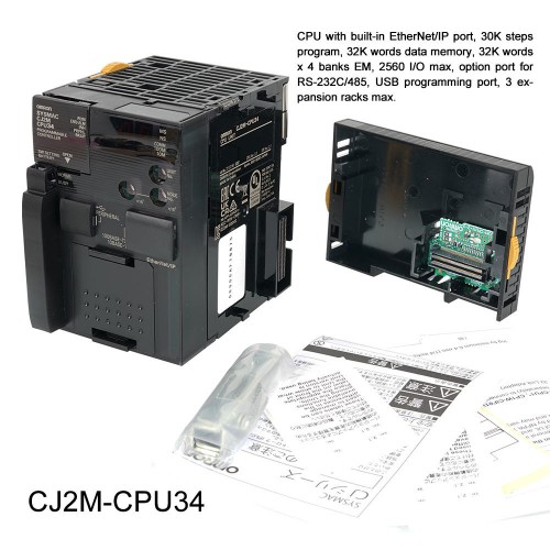 Cj2m Plc Controller Cj2m-cpu32 Omron Japan  CJ2M series New Original CPU34 CPU33