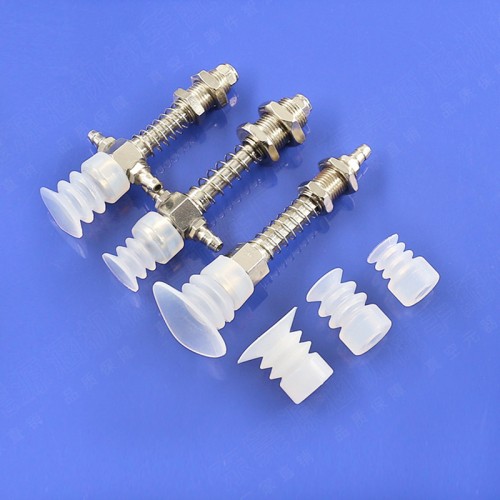 Pneumatic Vacuum Suction Cup Manipulator 8mm Mounting Head Accessories Silicone Suction Nozzle Injection Molding Machine Robot