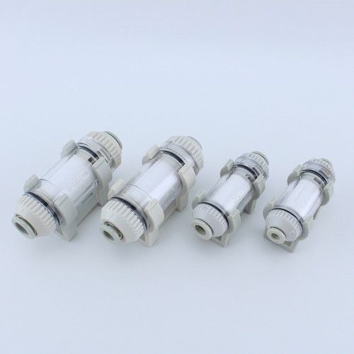 Pipe type vacuum filter ZFC100-04B ZFC100-06B ZFC200-06B ZFC200-08B application tube SMC type one-touch quick fittings ZFC