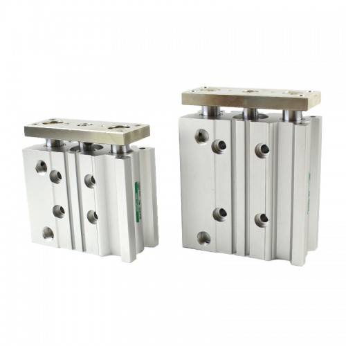 SMC Type Guide Cylinder MGPM Serie Slide Bearing Three Shaft 3 Position Compact Pneumatic Cylinder